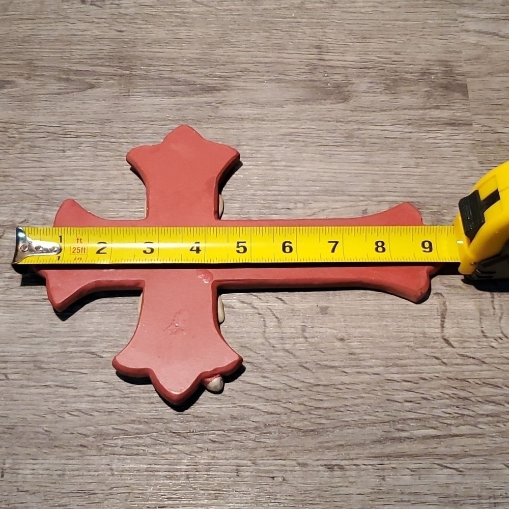 😇 RED INSPIRATIONAL CROSS - Picture 5 of 6